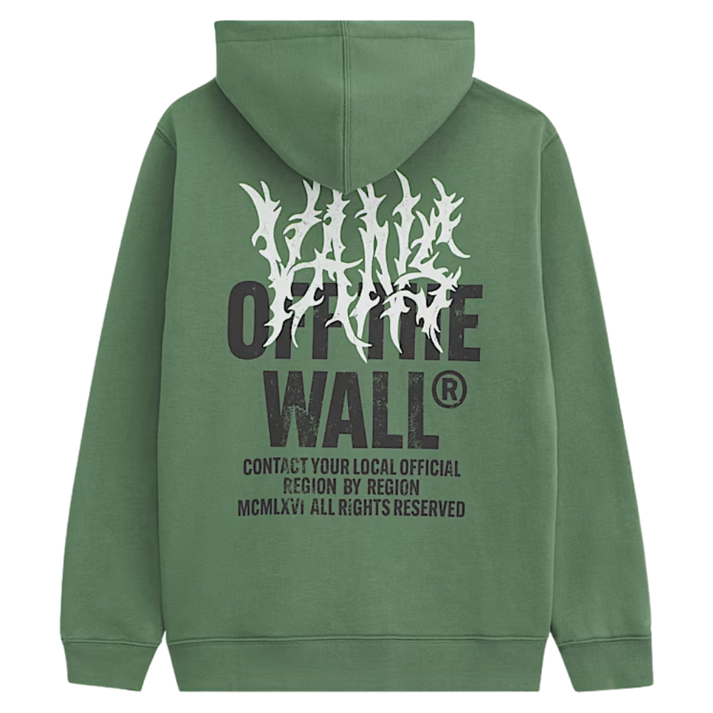 Vans Kids Metal Wall Full Zip Hoodie Pine Forest