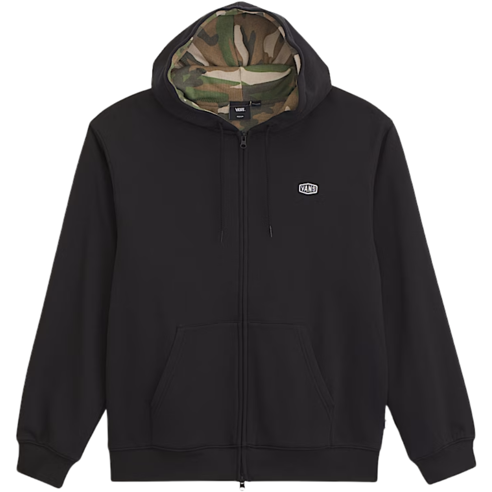 Vans Kids Dover Thermal Lined Full Zip Hoodie Black/Vintage C