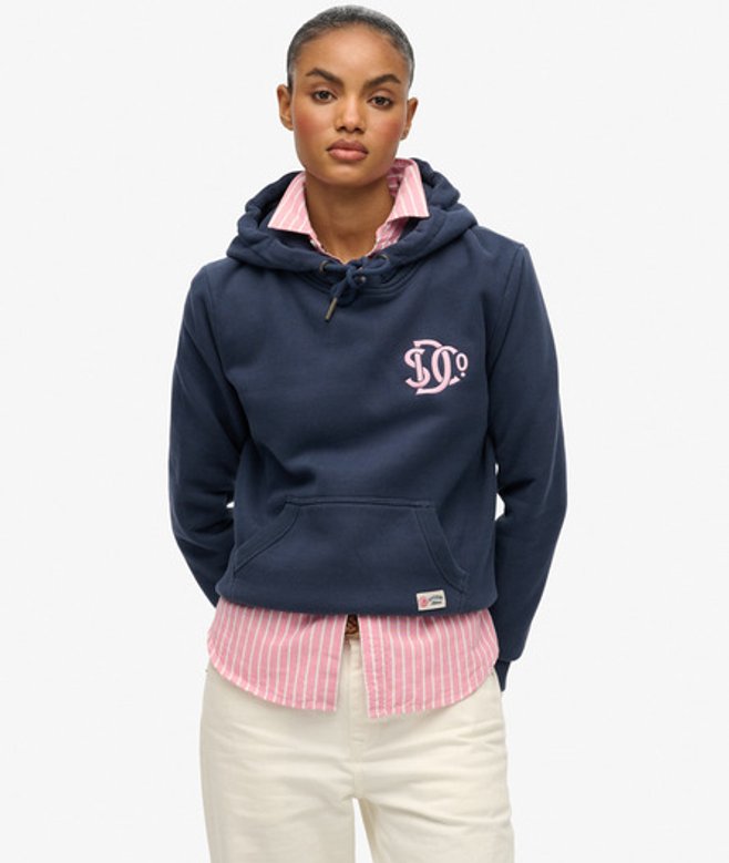 Superdry SD & CO Neon Hoodie Blauw