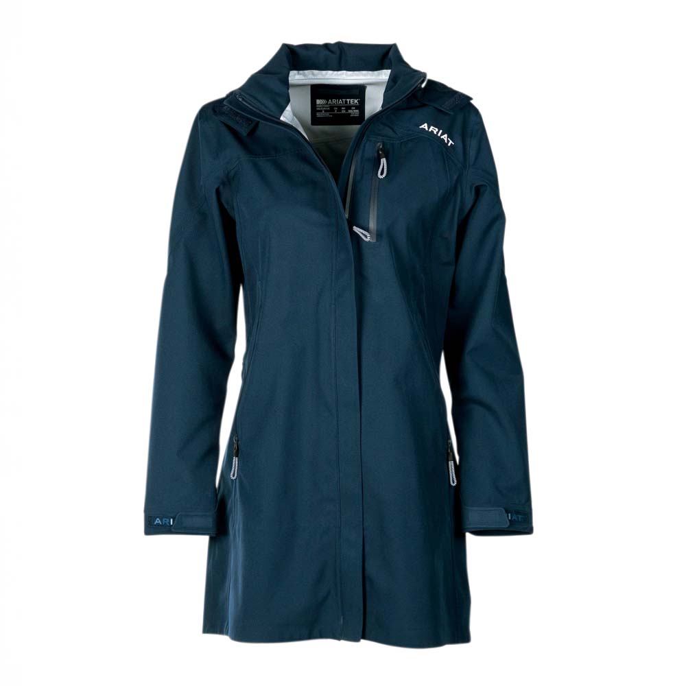 Ariat Dames winterparka WMS Coastal Long Waterproof Parka, navy