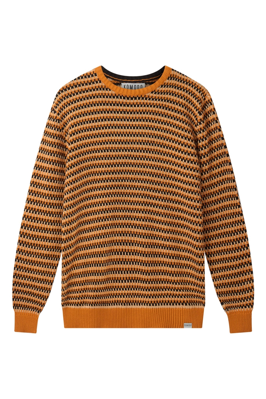 KOMODO Herren vegan Pullover Kai Schwarz & Gold