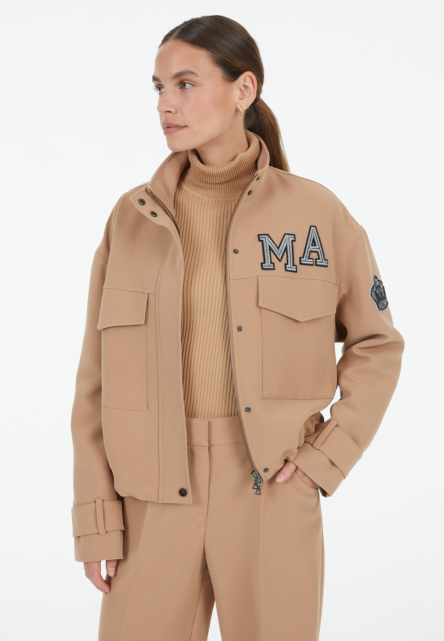 MARC AUREL Jacke mit Badges