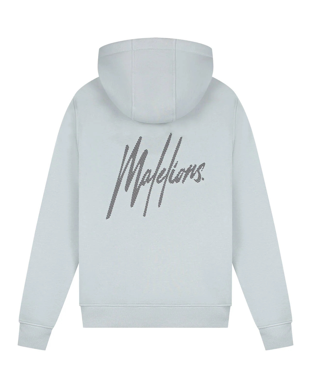 Malelions men striped signature hoodie mm1-aw25-07 691 ocean grey