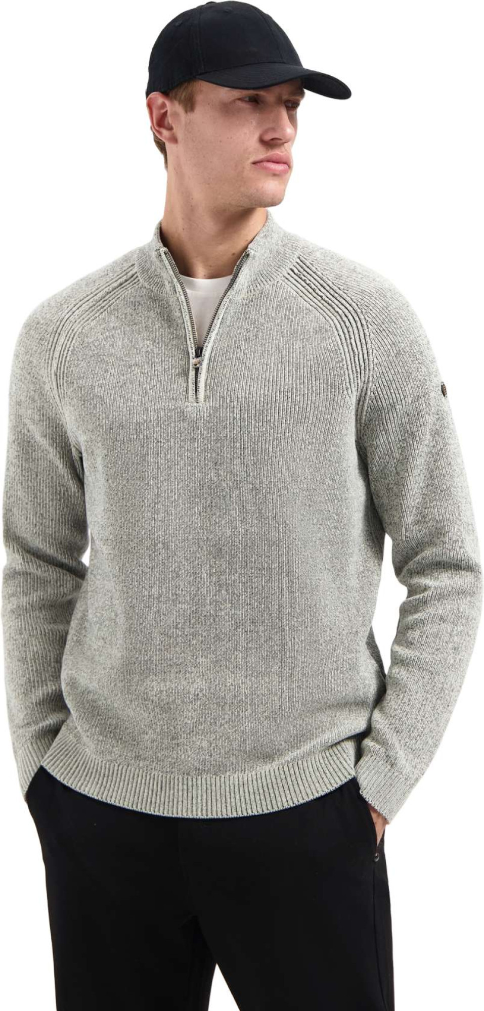 No Excess Pullover half zip 2 colored chenill kit