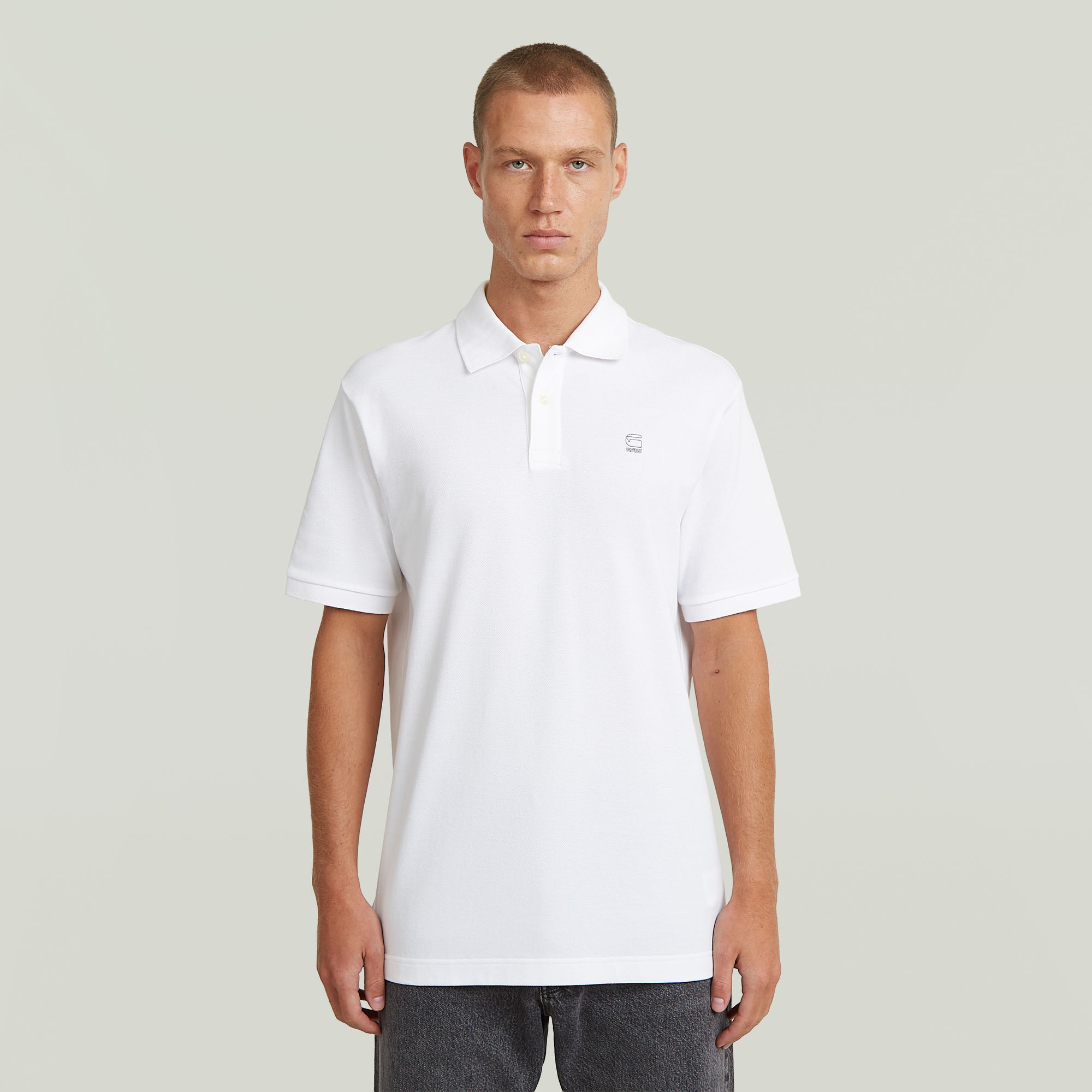 G-Star RAW Oluv Polo - Wit - Heren