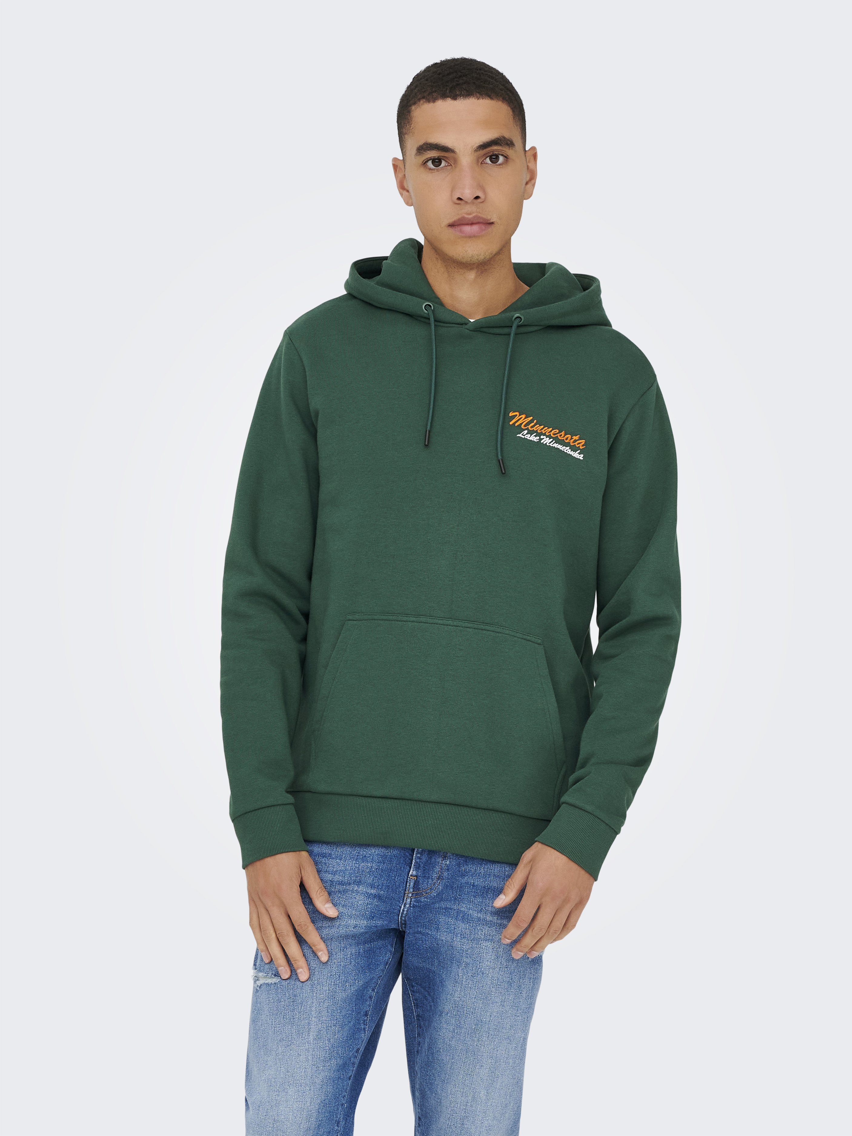 Only & Sons Onsceres kenny reg ls hoodie sweat