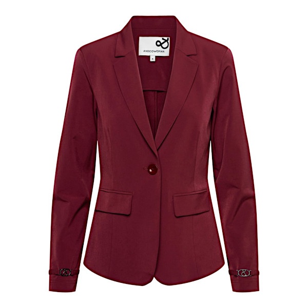 &Co Woman &co women blazer presley travel wine red
