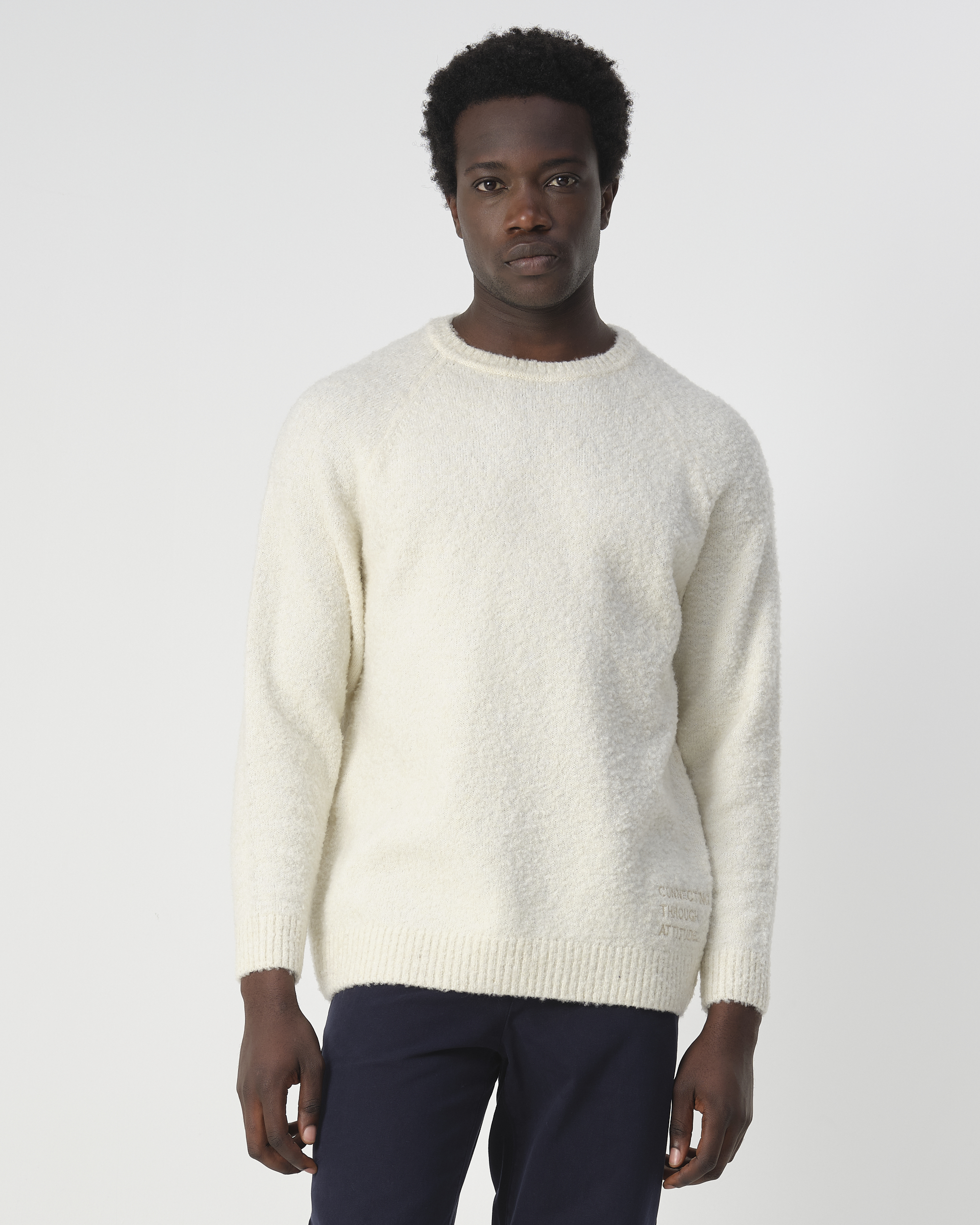 J.C. Rags Buck crew-neck sweater