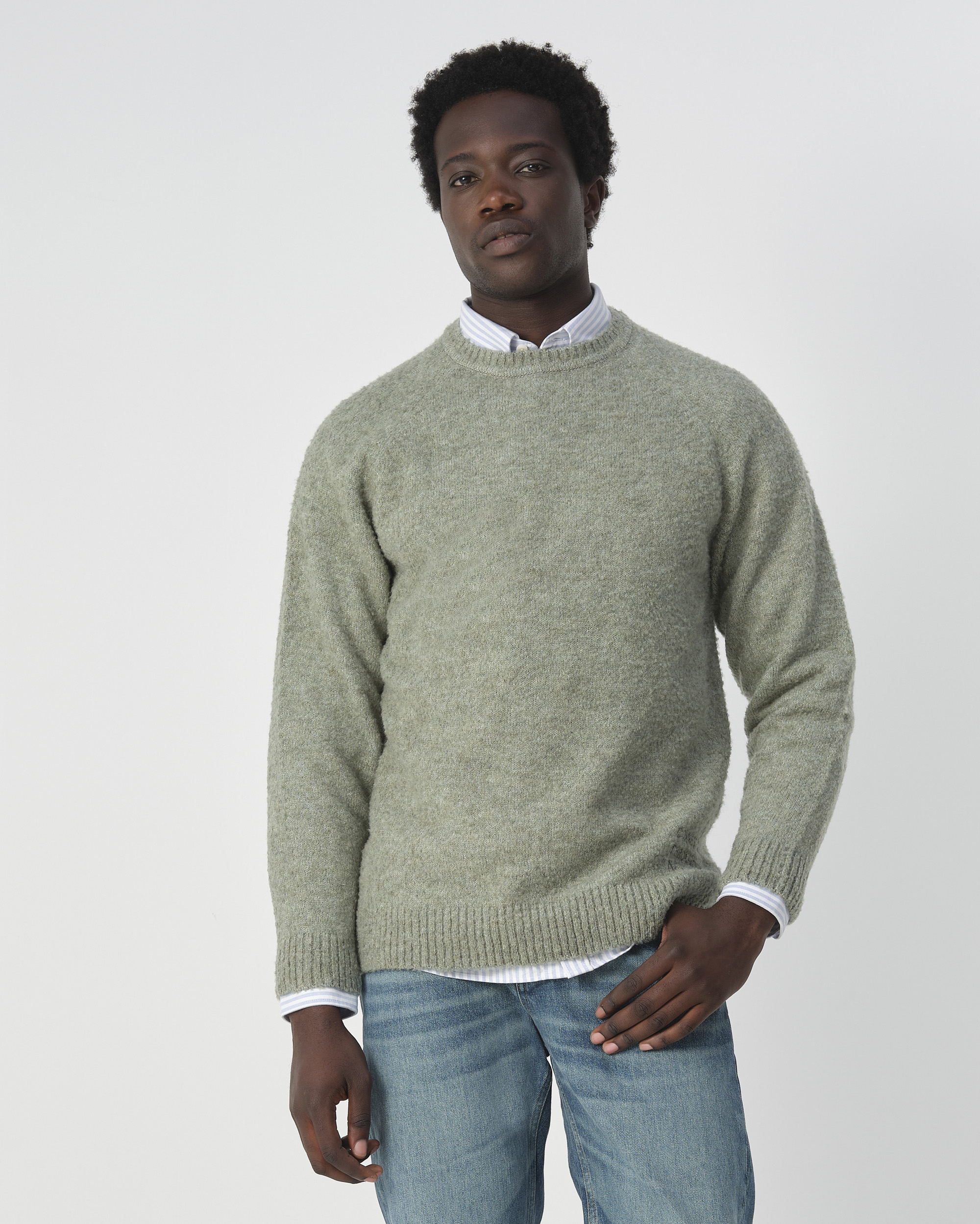 J.C. Rags Buck crew-neck sweater