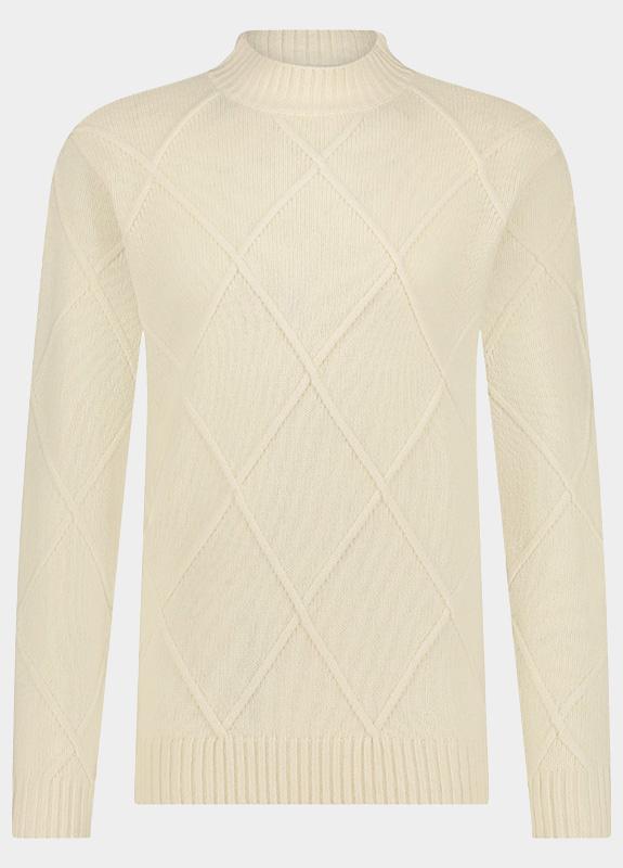 Born with Appetite Coltrui ivar pull mockneck bwa25305iv44/150 off-white