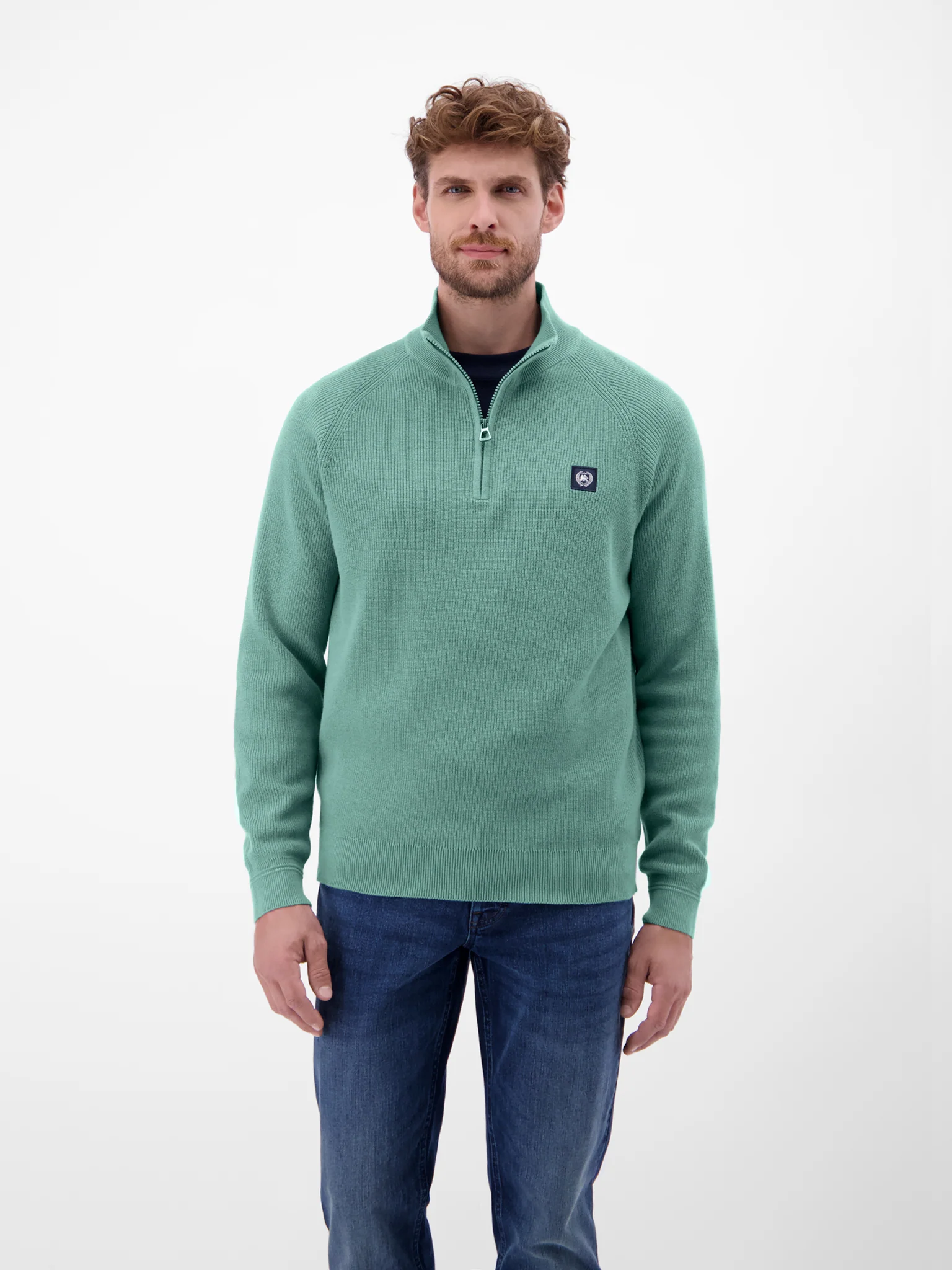 Lerros Heren trui 2595420 429 fjord blue