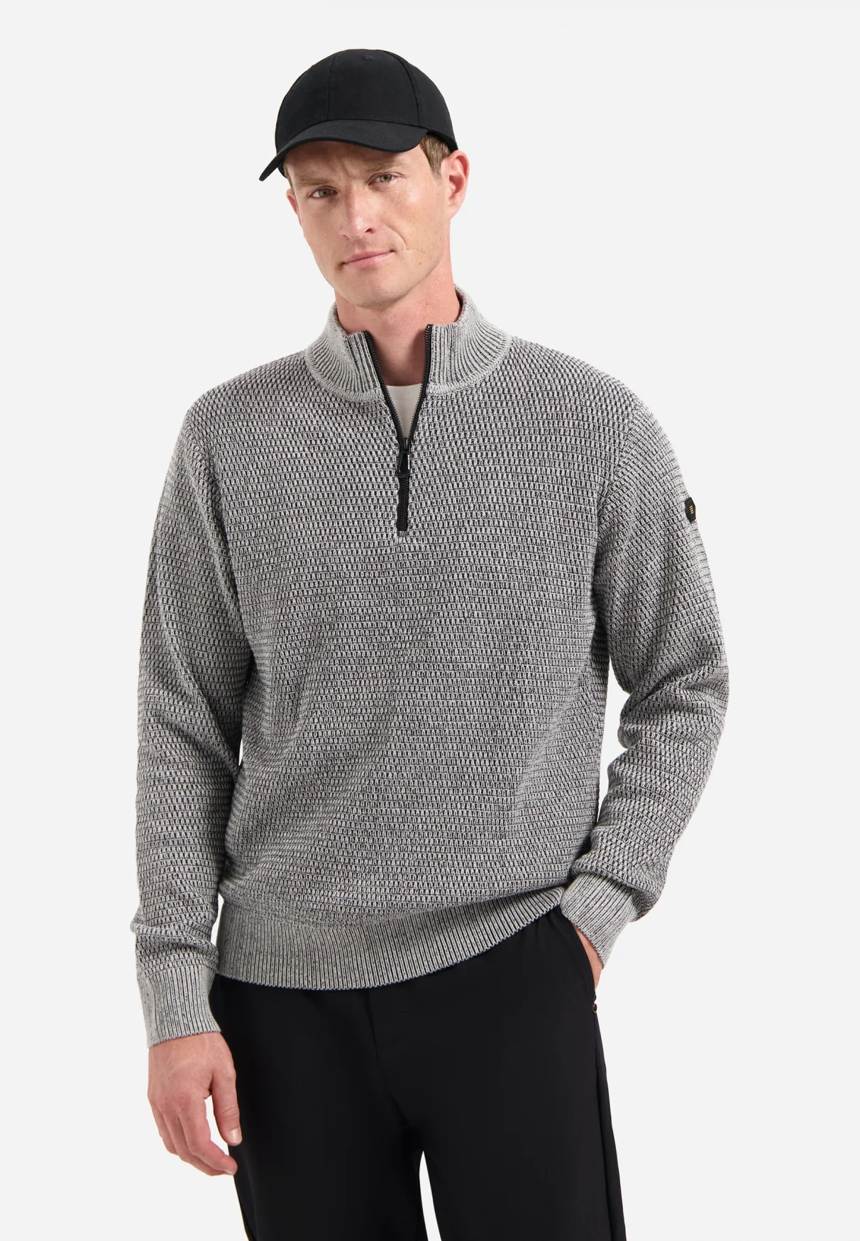 No Excess Heren trui 29230904sn 102 grey melange
