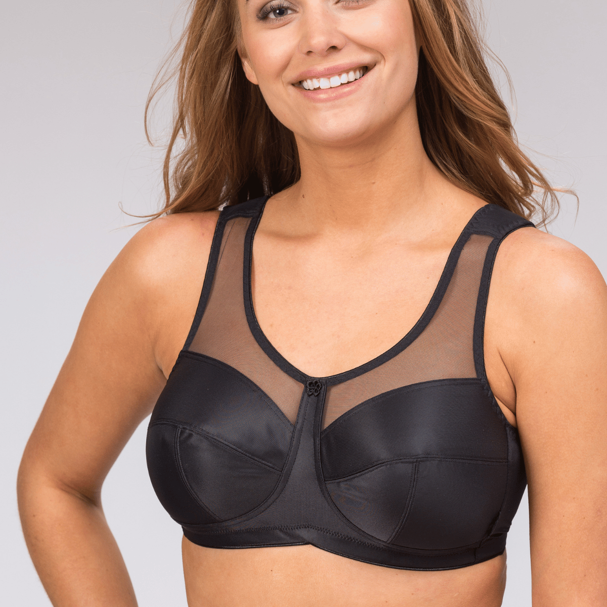 Trofé Rosie BH zonder beugel, zwart