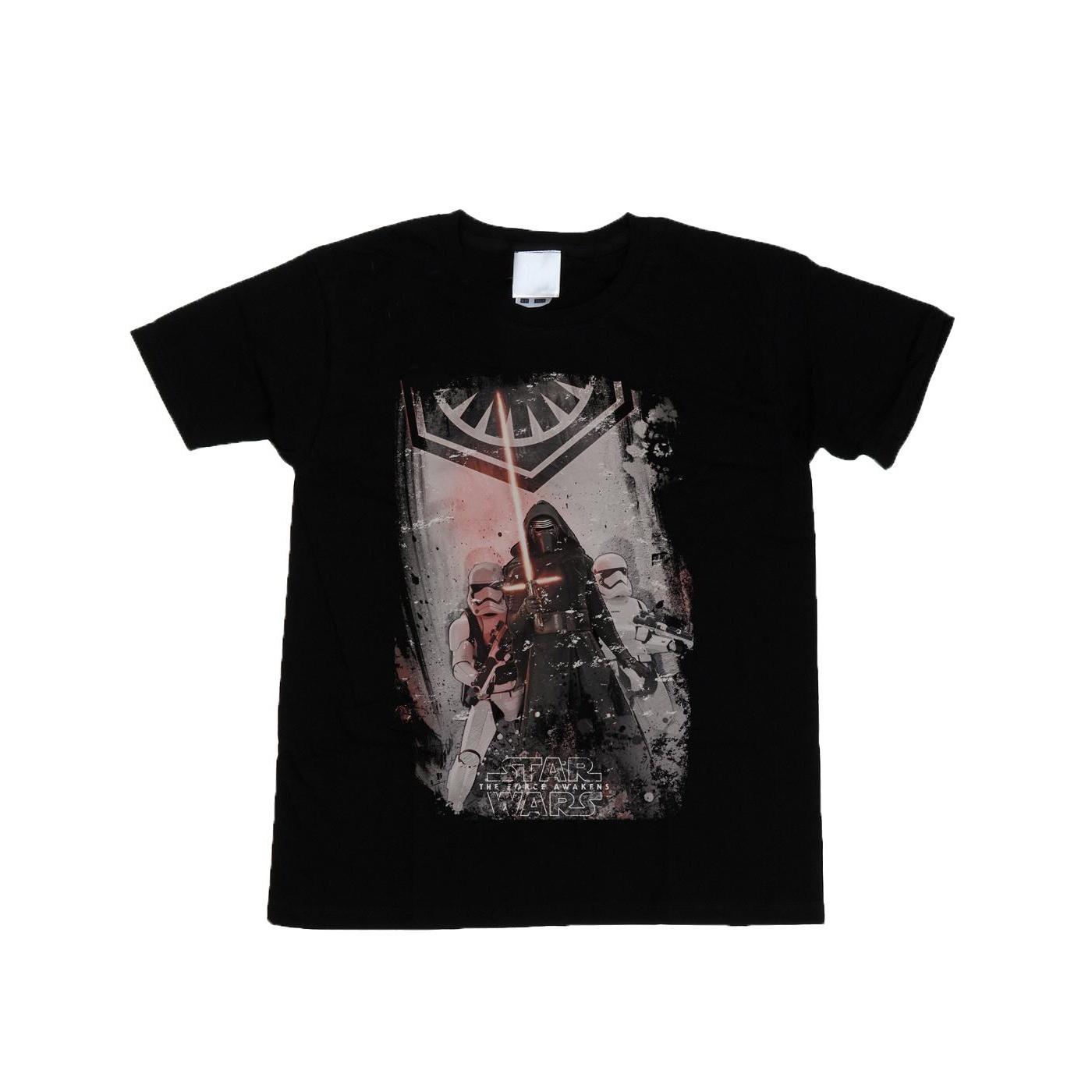 Star Wars jongens Kylo Ren Stormtroopers T-shirt 7-8 Years zwart
