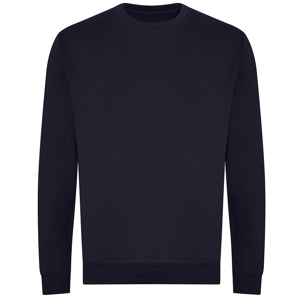Awdis heren biologisch sweatshirt XXL franse blauwe kleur