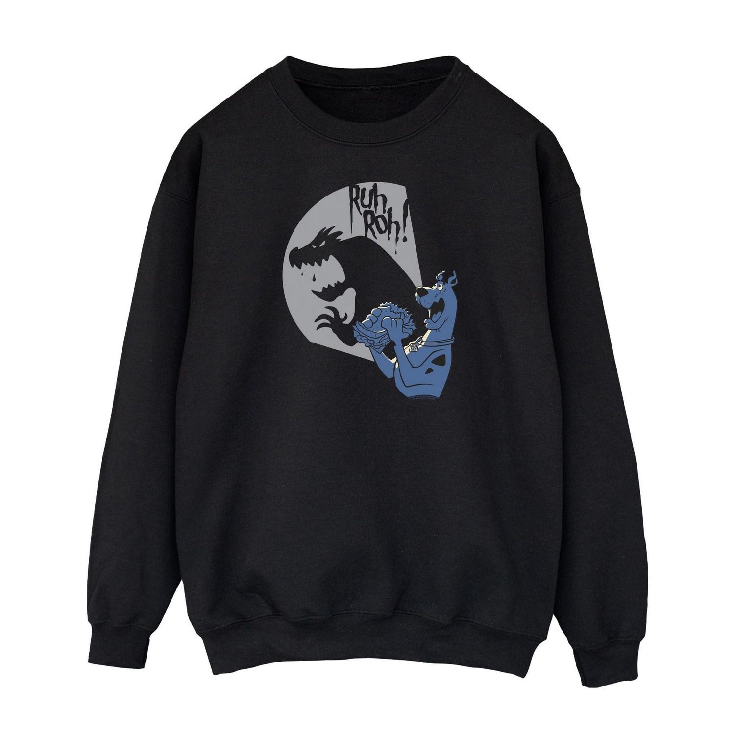 Scooby Doo Heren Ruh Roh-sweatshirt XL zwart
