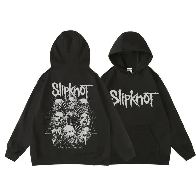 CHARM CLOTHINGS Slipknots Prepare for Hell Tour Mens Rock Hoodie 3XL