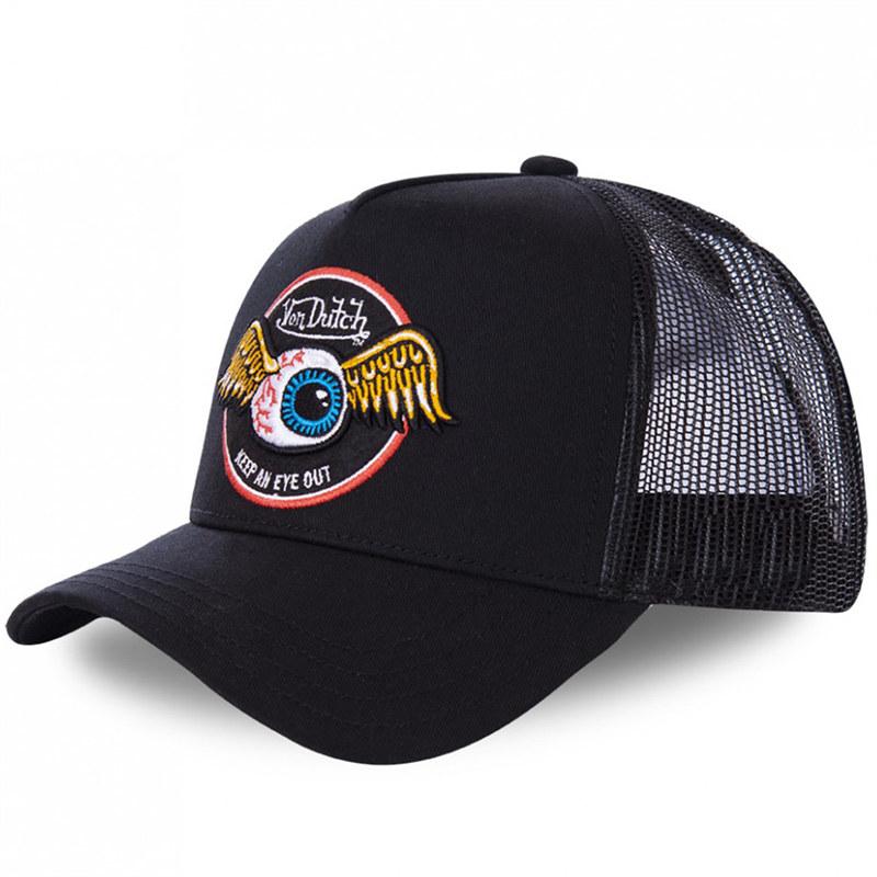 YZ Household Von Dutch Klassieke Trucker Pet Vintage Design Snapback Cap Ademend Mesh Achterkant Baseballpetten