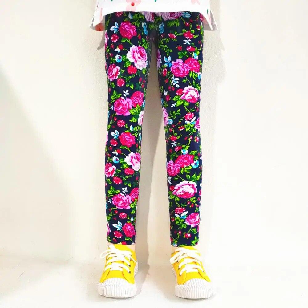 Daddys Girl Bloemen bloem kinderen meisjes slanke strakke legging zomerbroek voor kinderen babys meisjeskleding 120