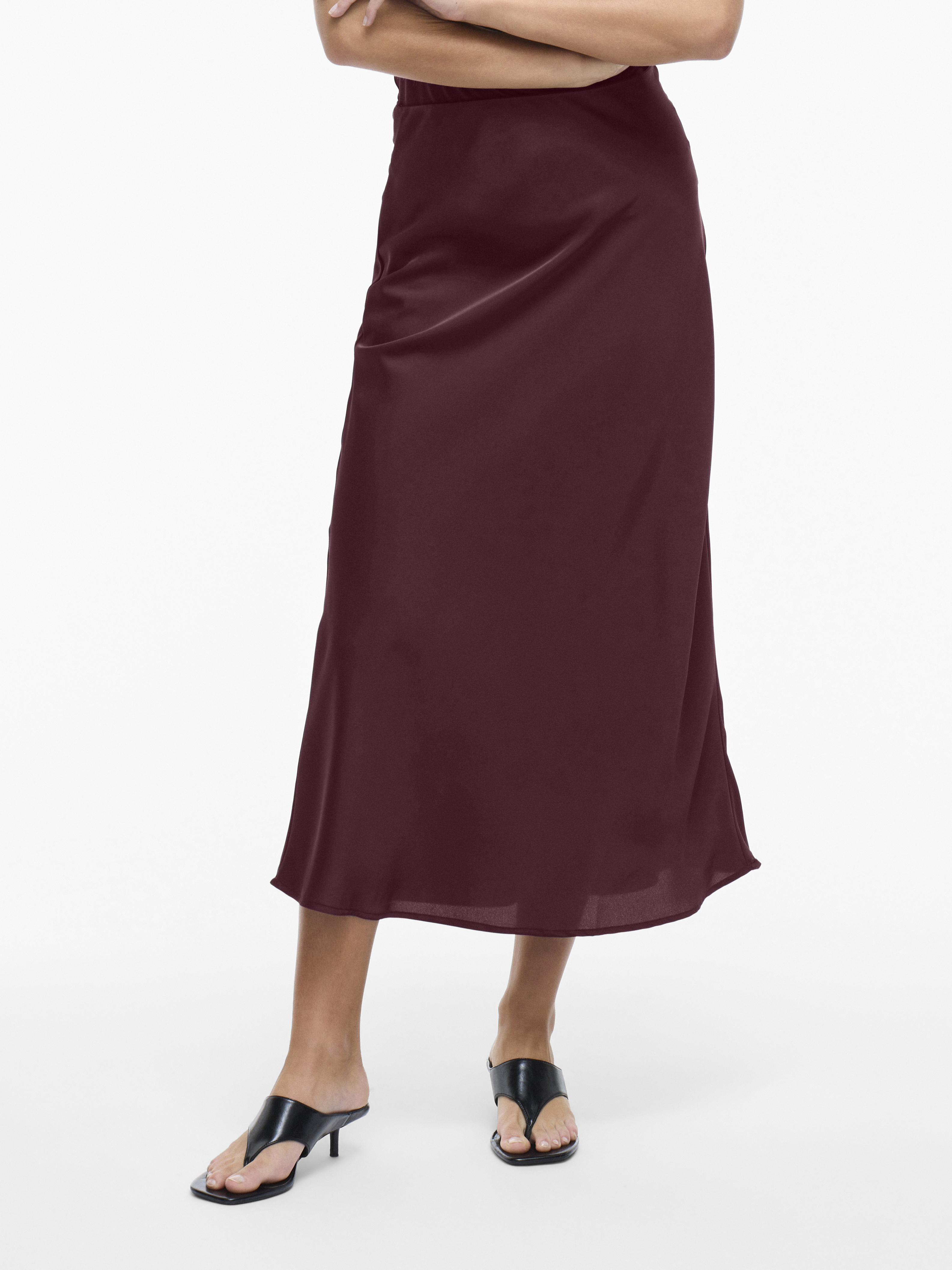 Vila Viellette hw midi skirt noos