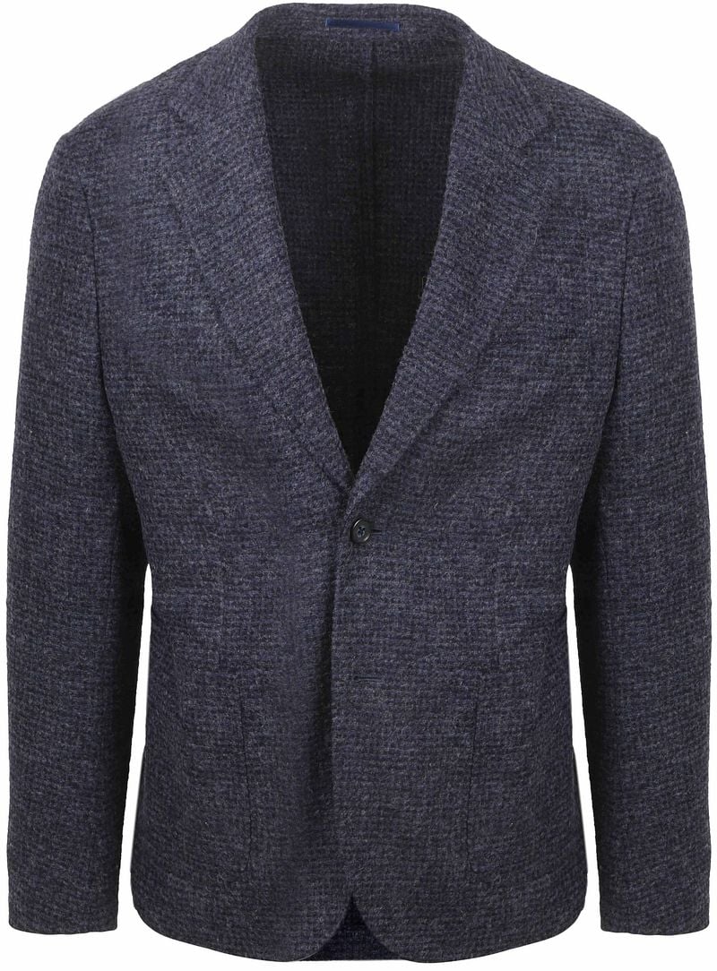Suitable Knitted Colbert Unlined Navy