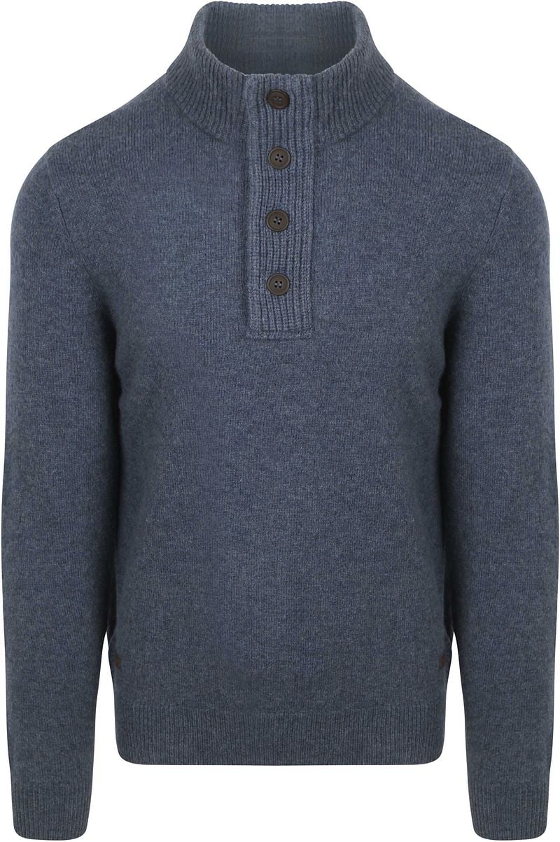 Barbour Mocker Trui Wol Indigo