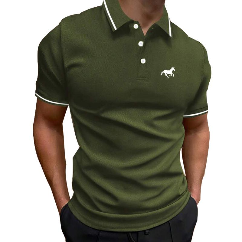 Haojun men summer short sleeve polo shirt 5XL