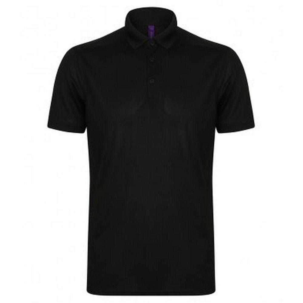 Henbury heren stretch microfijn piqué poloshirt XS