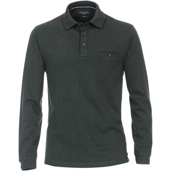 Casa Moda Sweater  Polo LS Donkergroen