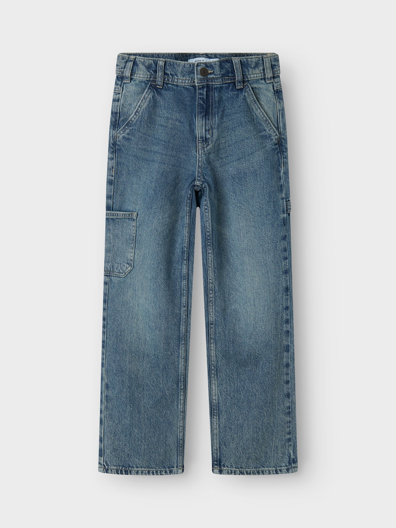 Name it winter jeans broek jongens - blauw - NkmRyan - straight fit
