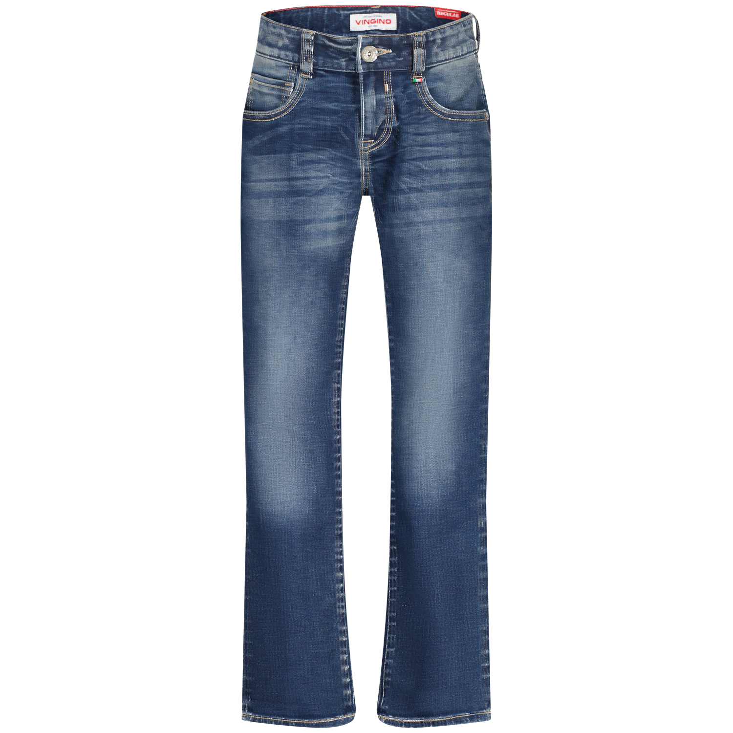Vingino winter jeans broek jongens - blauw - Bruno - regular fit
