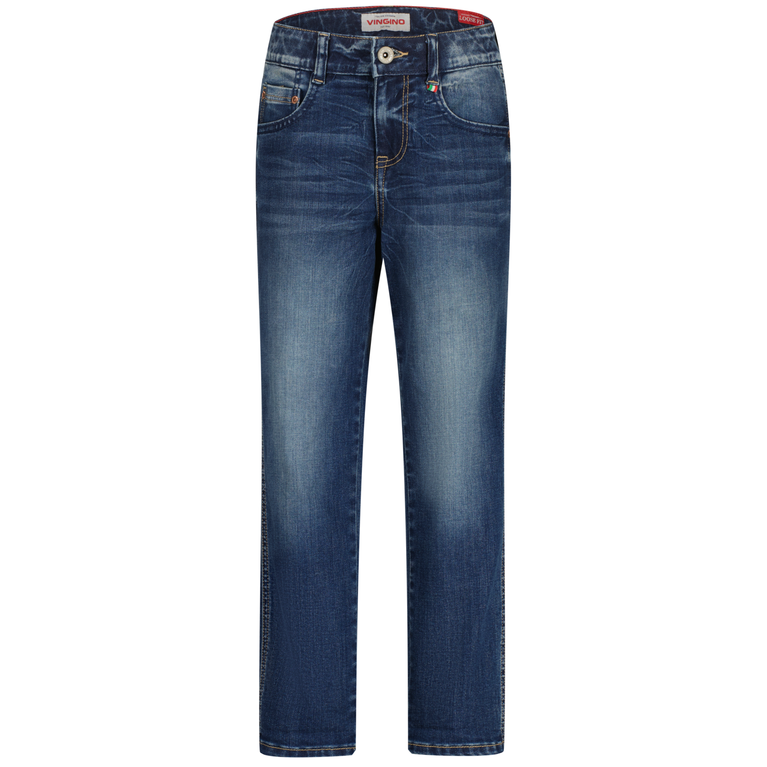 Vingino winter jeans broek jongens - blauw - Constantino - loose fit
