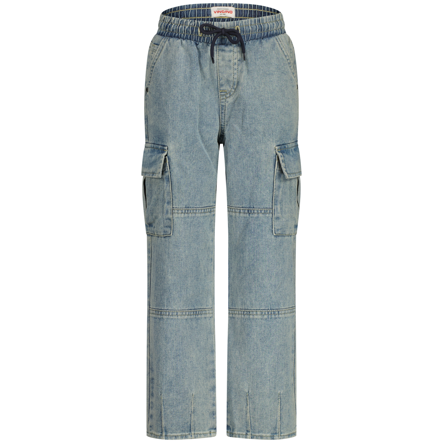 Vingino winter jeans broek jongens - blauw - Gino cargo