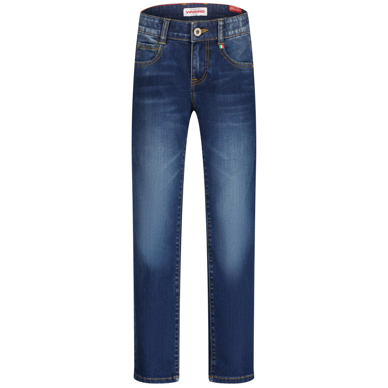 Vingino winter jeans broek jongens - blauw - Paolo - straight fit