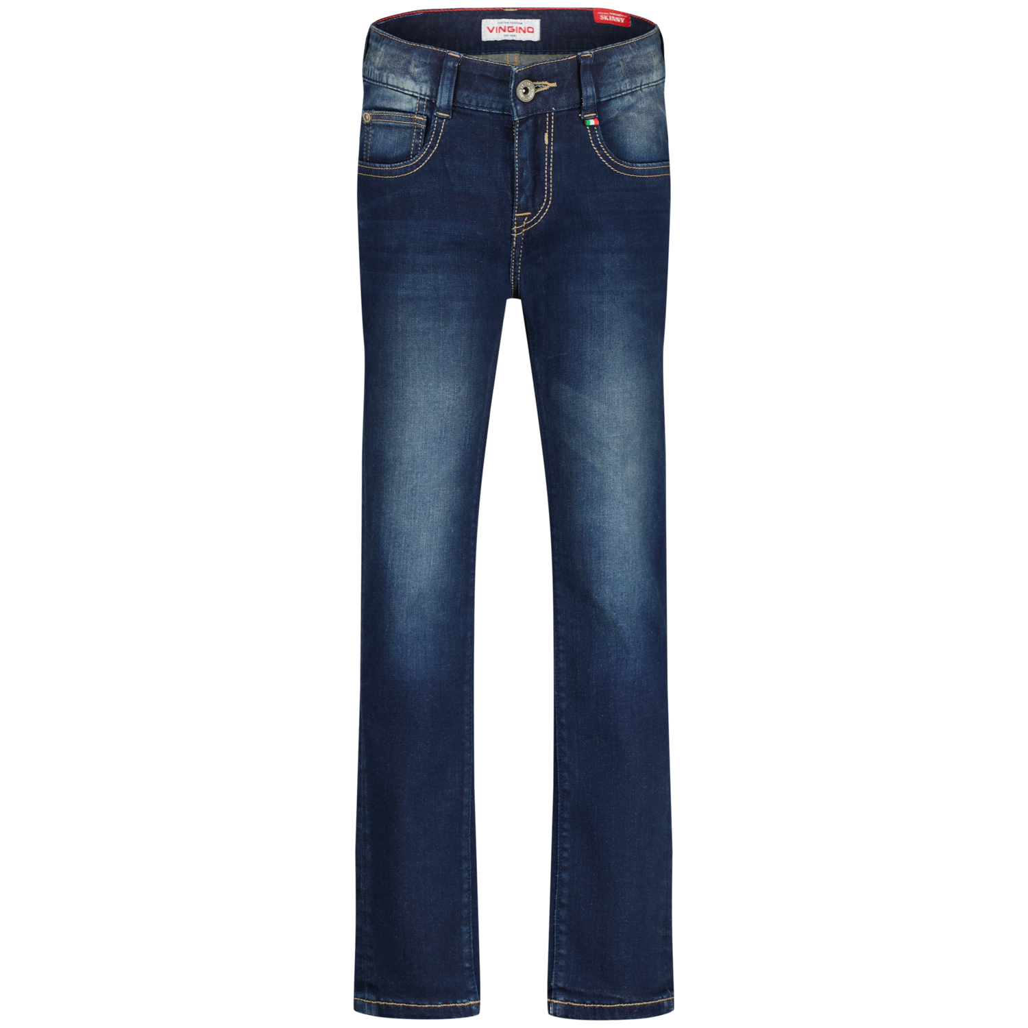 Vingino winter jeans broek jongens - donker blauw - Aron - skinny fit