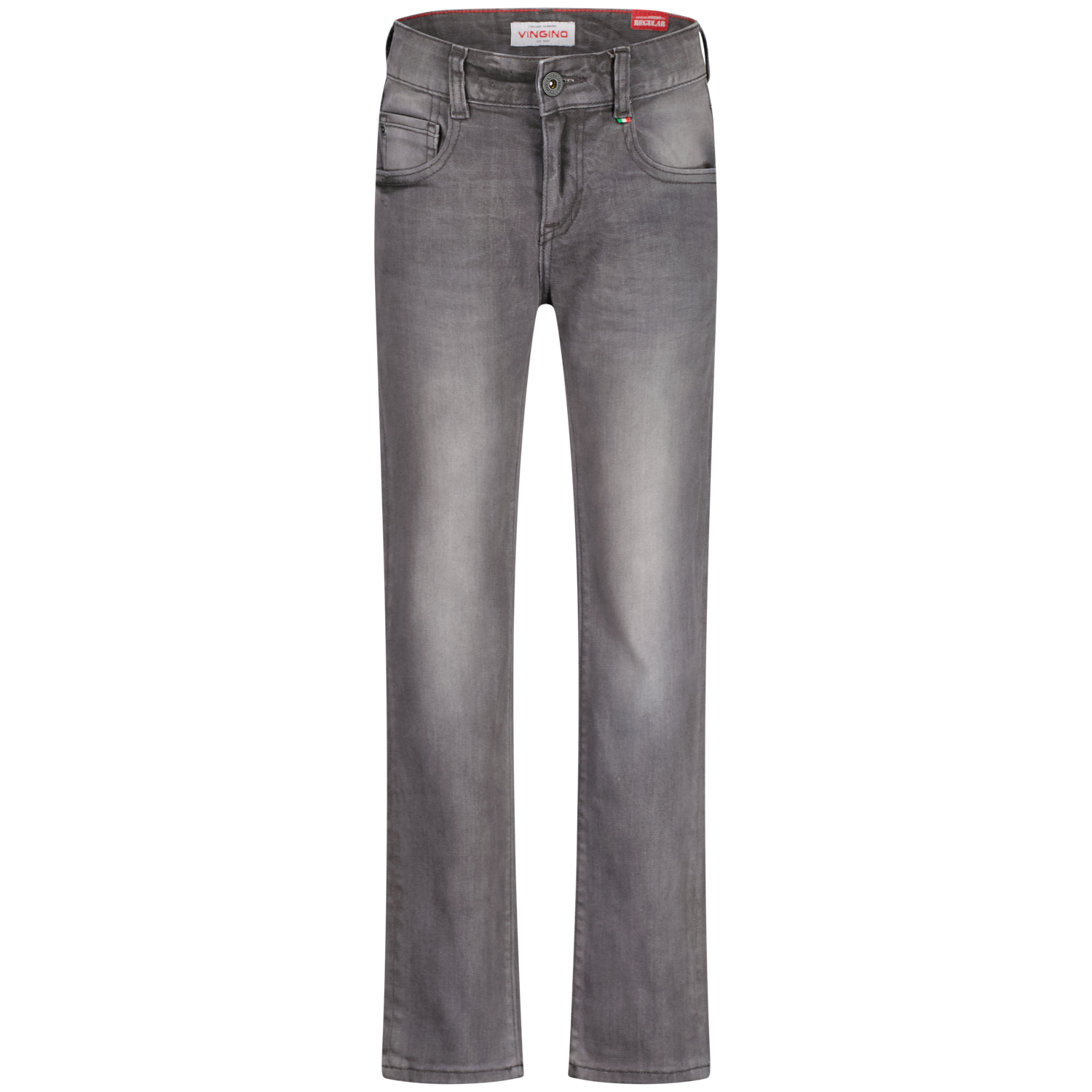 Vingino winter jeans broek jongens - grijs - Bruno - regular fit