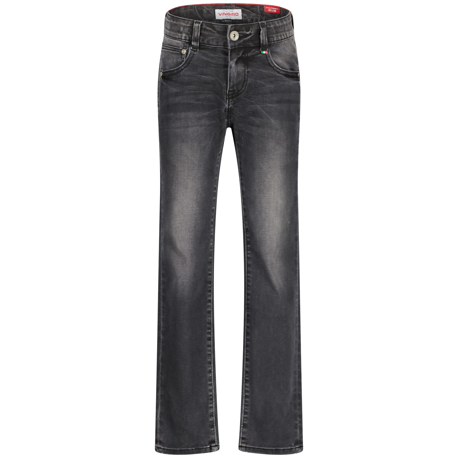 Vingino winter jeans broek jongens - zwart - Dante - slim fit