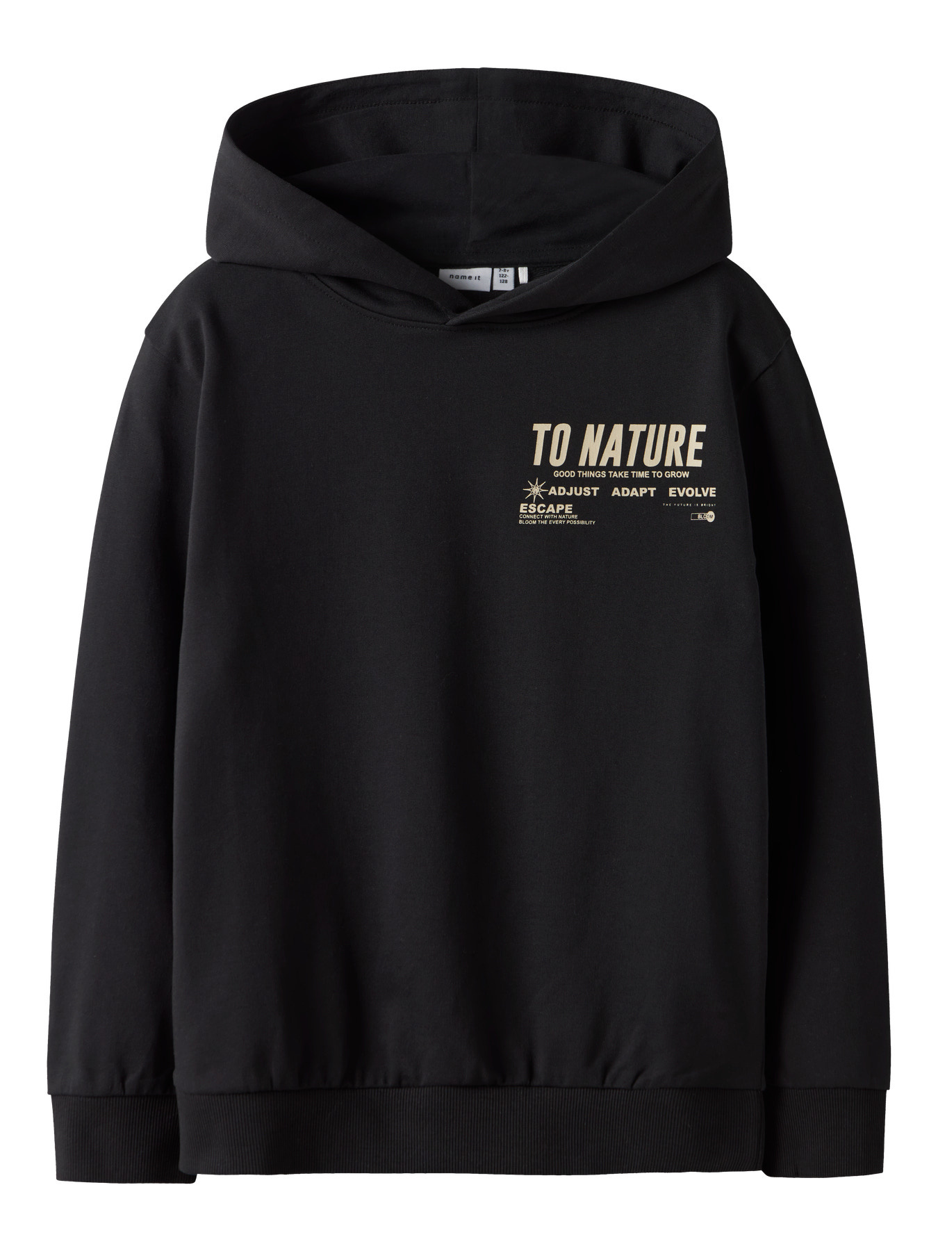 Name it winter sweater jongens - zwart - NkmLaurel