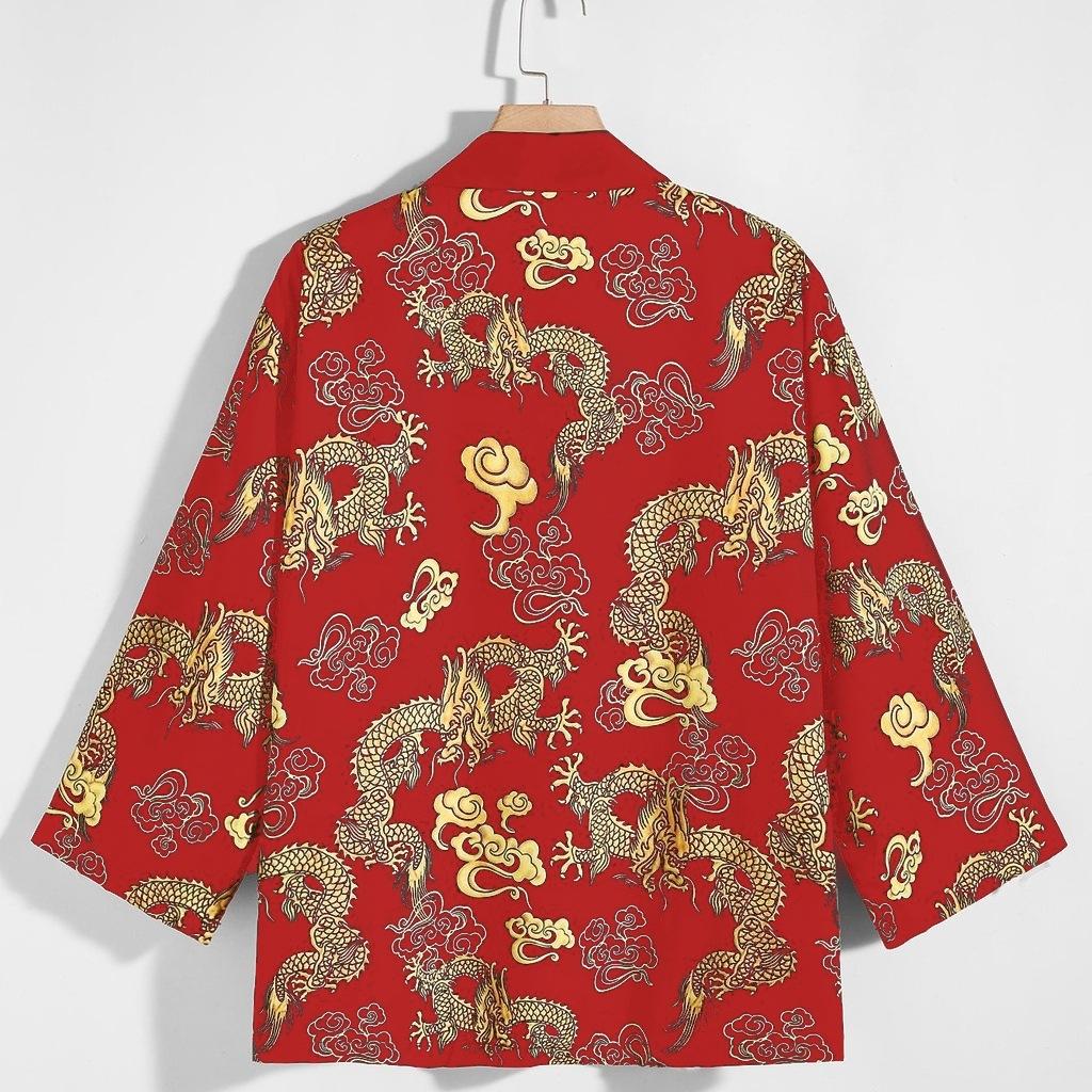 Cloth W Harajuku Kimono Streetwear Mode Samurai Cosplay Japanse mannen Kimono Yukata Raditional Gewaad 5XL