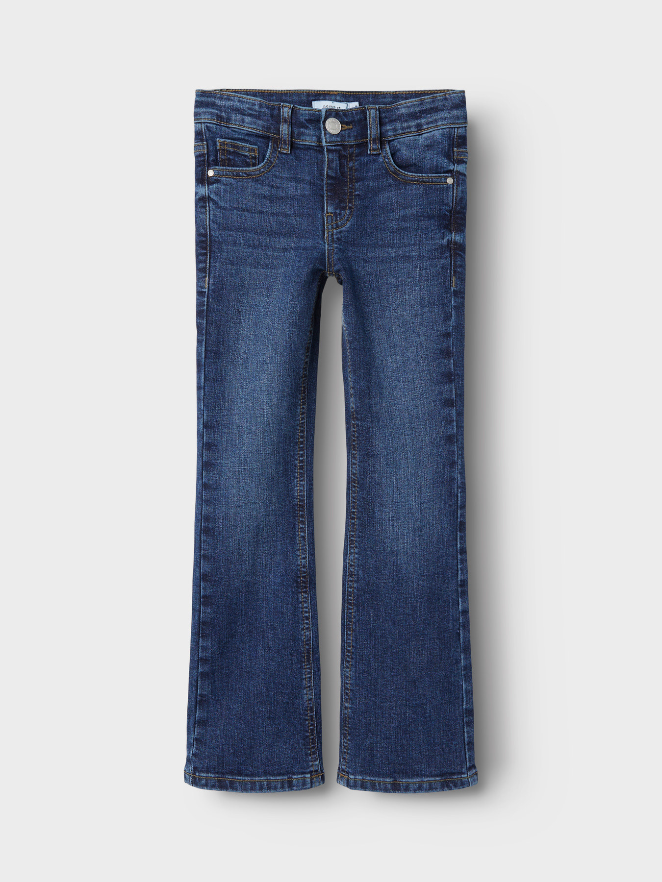 Name it winter jeans broek meisjes - donker blauw - NkfPolly - bootcut fit