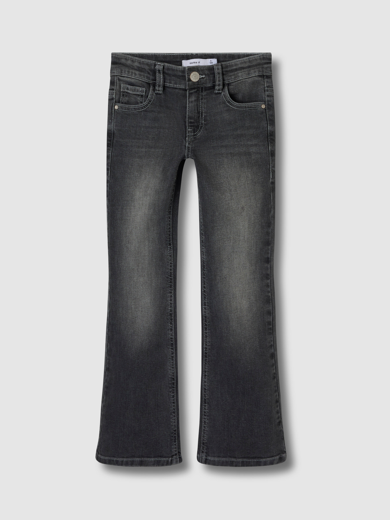 Name it winter jeans broek meisjes - grijs - NkfPolly - bootcut fit