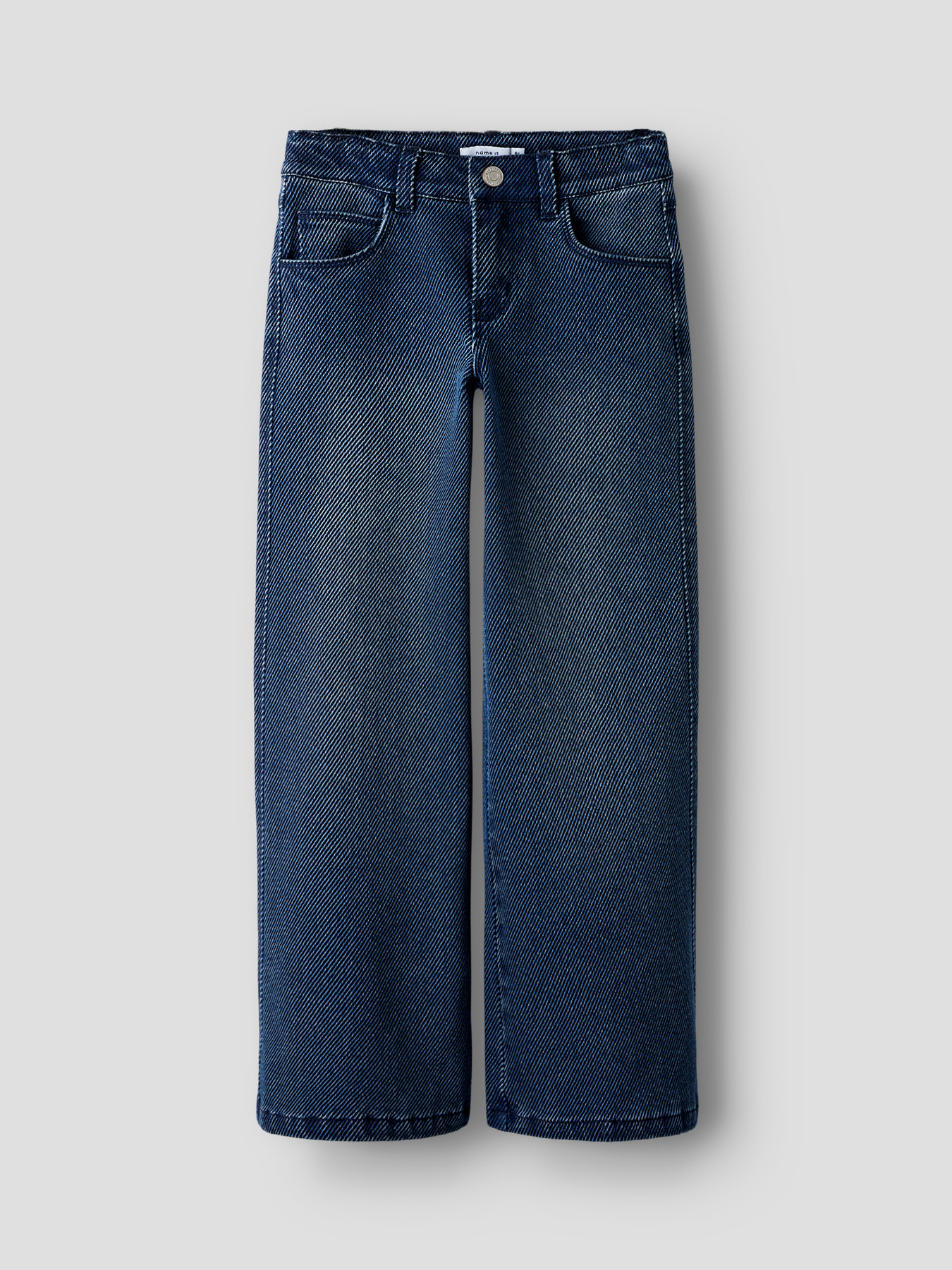 Name it winter jeans broek meisjes - blauw - NkfSalli - wide leg fit