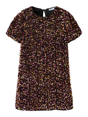 Name it winter jurk meisjes - goud - regular fit - NkfRunica