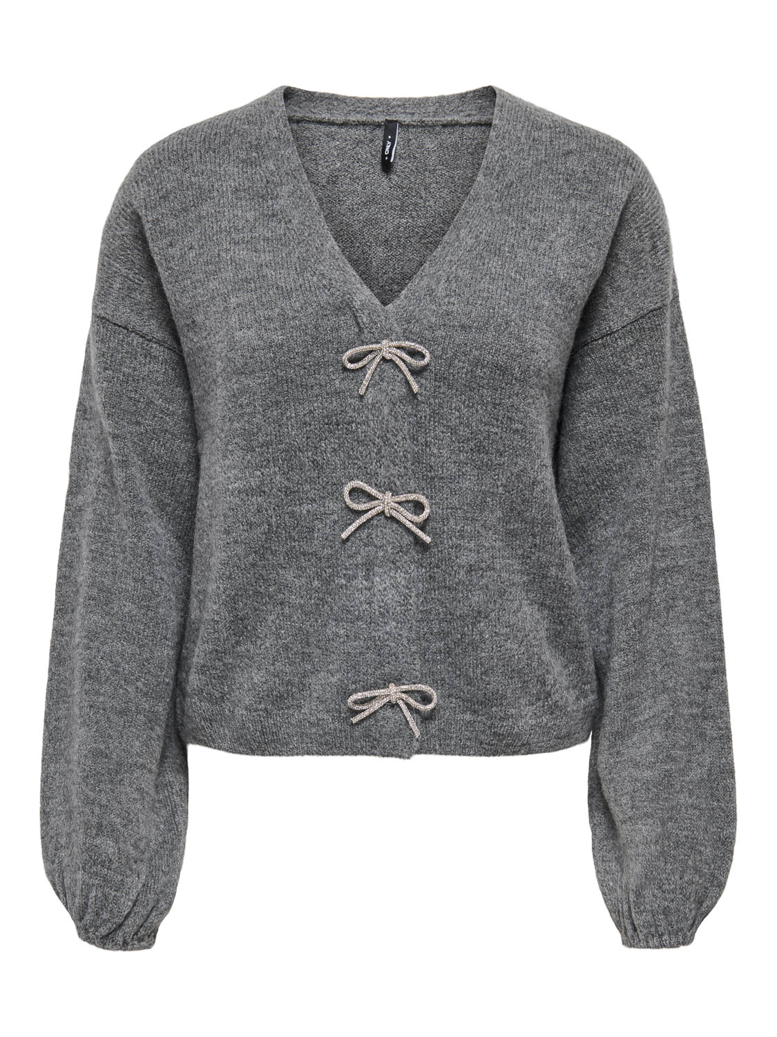 Only Onldonna Ls Bow V-neck Knt