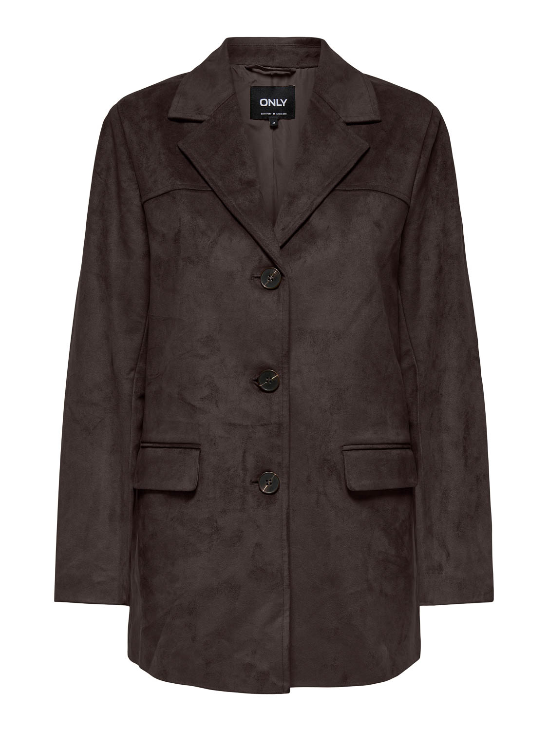 Only Onltulip Faux Suede Blazer Coat Otw