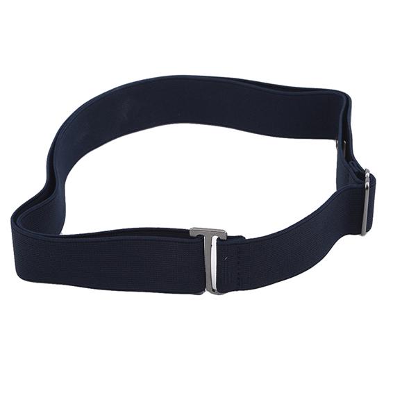 You are young Dames No Show onzichtbare riem, elastische stretchriem met platte gesp One Size donkerblauwe kleur