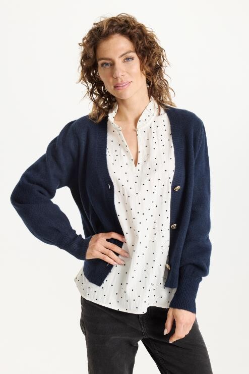 IN FRONT PEARL CARDIGAN 16795 591 (Navy 591)