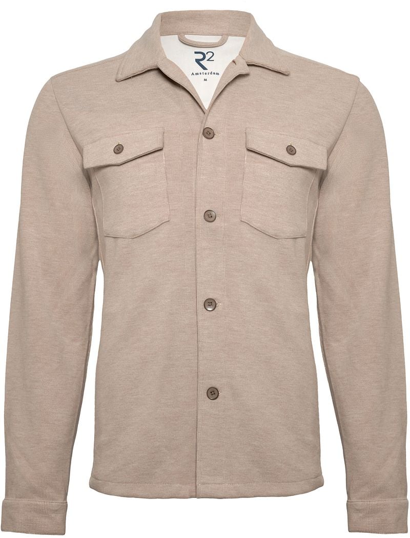 R2 Amsterdam R2 Overshirt Ribcord Beige