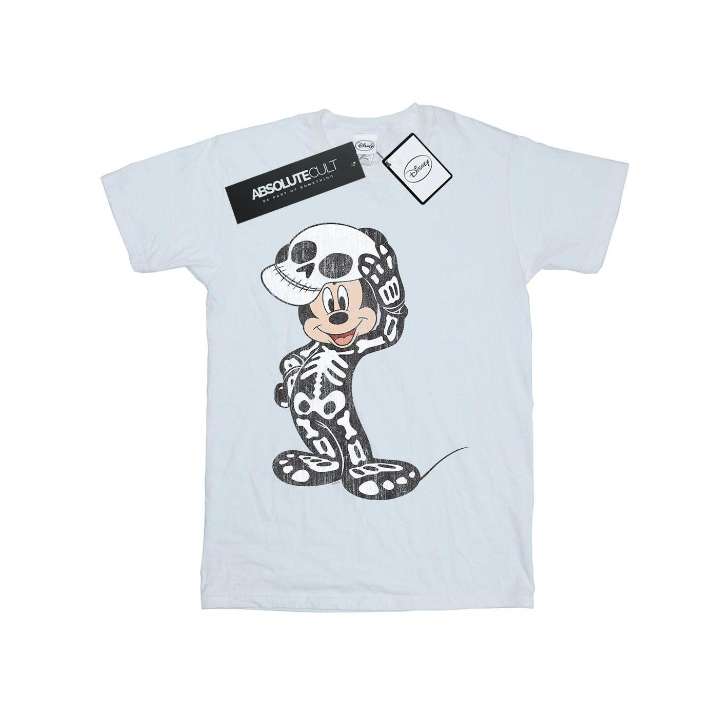 Disney jongens Mickey Mouse skelet T-shirt 5-6 Years