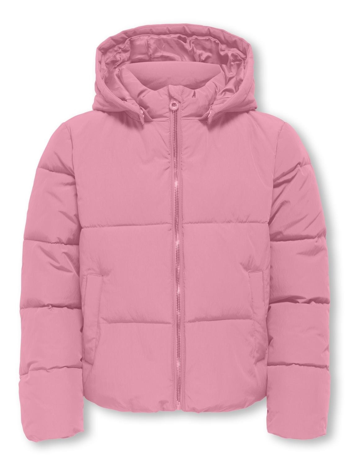 Kids ONLY winter winterjas meisjes - roze - puffer - Kogmalia
